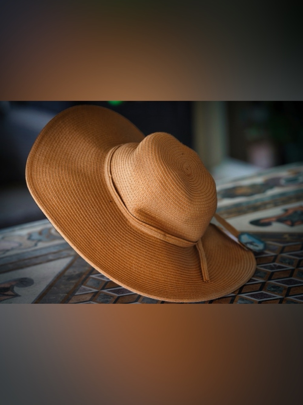 Sun 'N' Sand Tan Floppy Sun Hat - UPF 50+ - Fair Condition